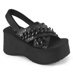 2 Inch Platform FUNN-12 Black Pu