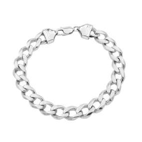 925 Sterling Silver Cuban Link Chain Bracelet