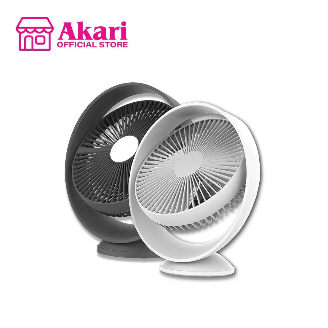 Akari 8” Rechargeable LED Orbit Fan with Night Light Function (ARF-327)