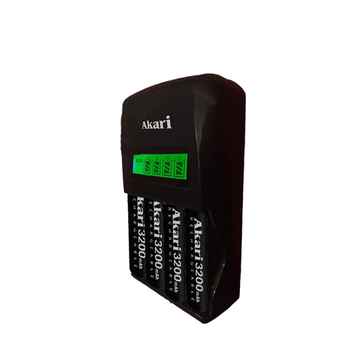 Akari Automatic fast battery charger with FREE 4x3200mah NiMH battery (ARBC-805)