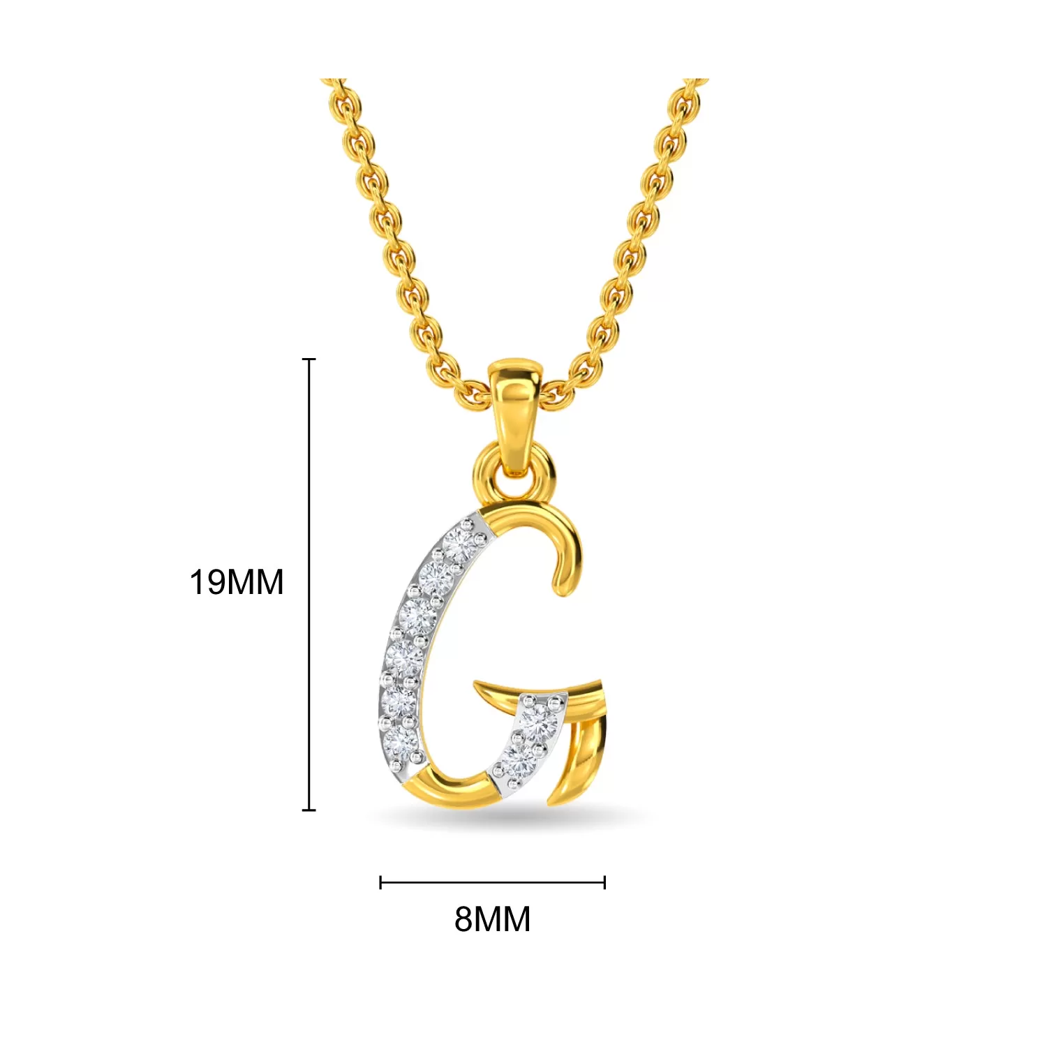 Alphabet G Pendant