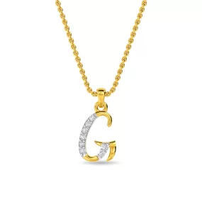 Alphabet G Pendant