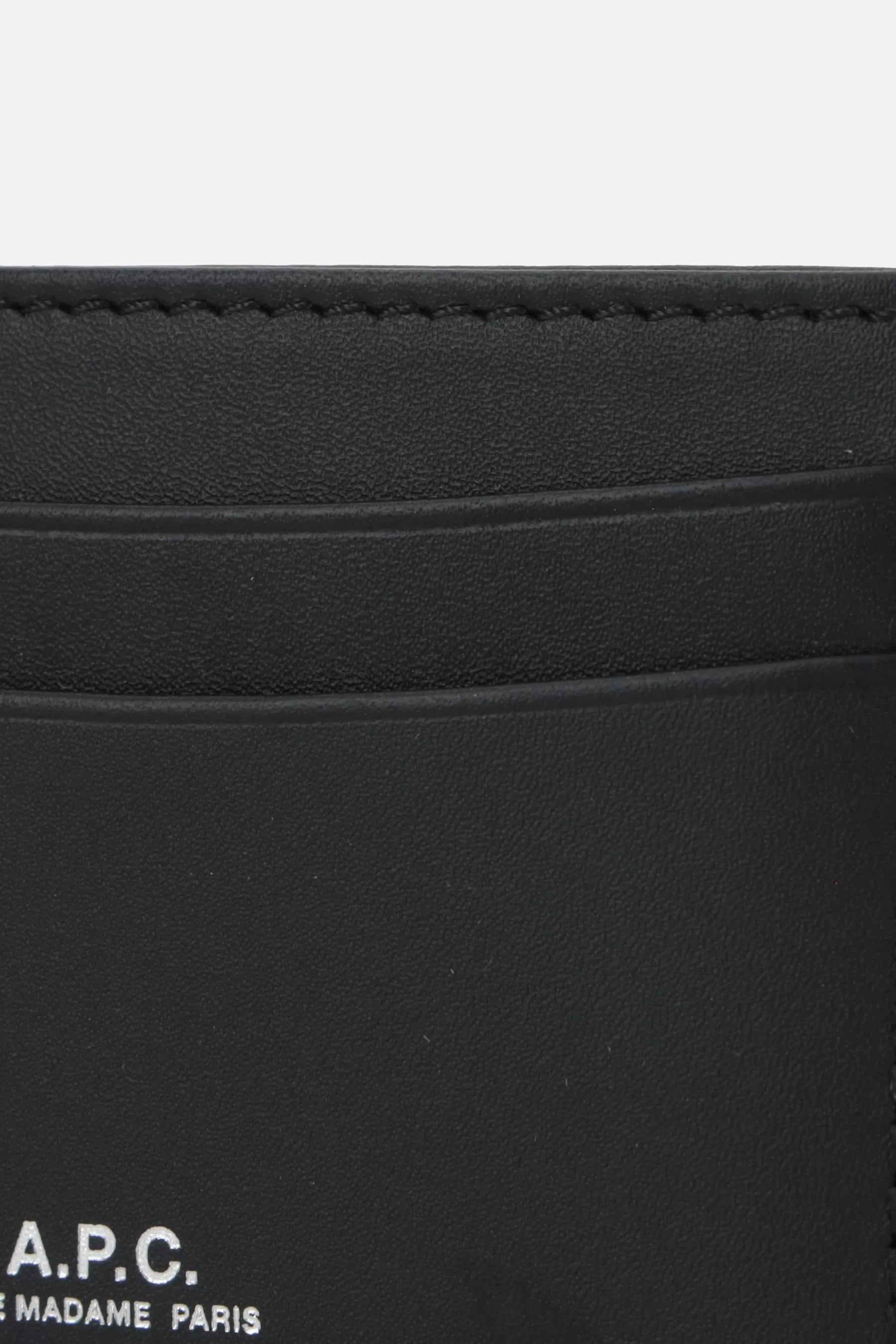 Andre smooth leather card case