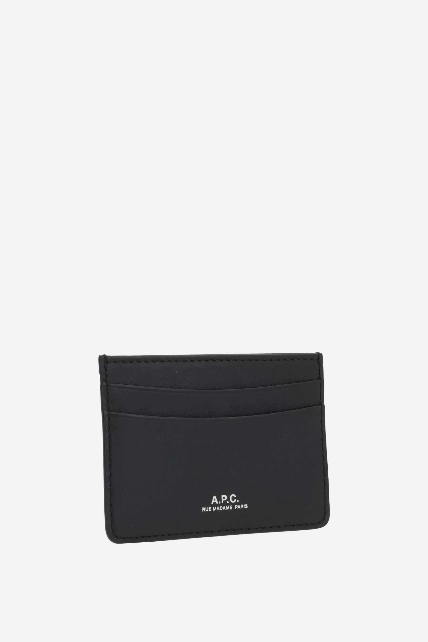 Andre smooth leather card case