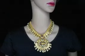 Asp Fashion Jewellery Antique Gold kasu Necklace