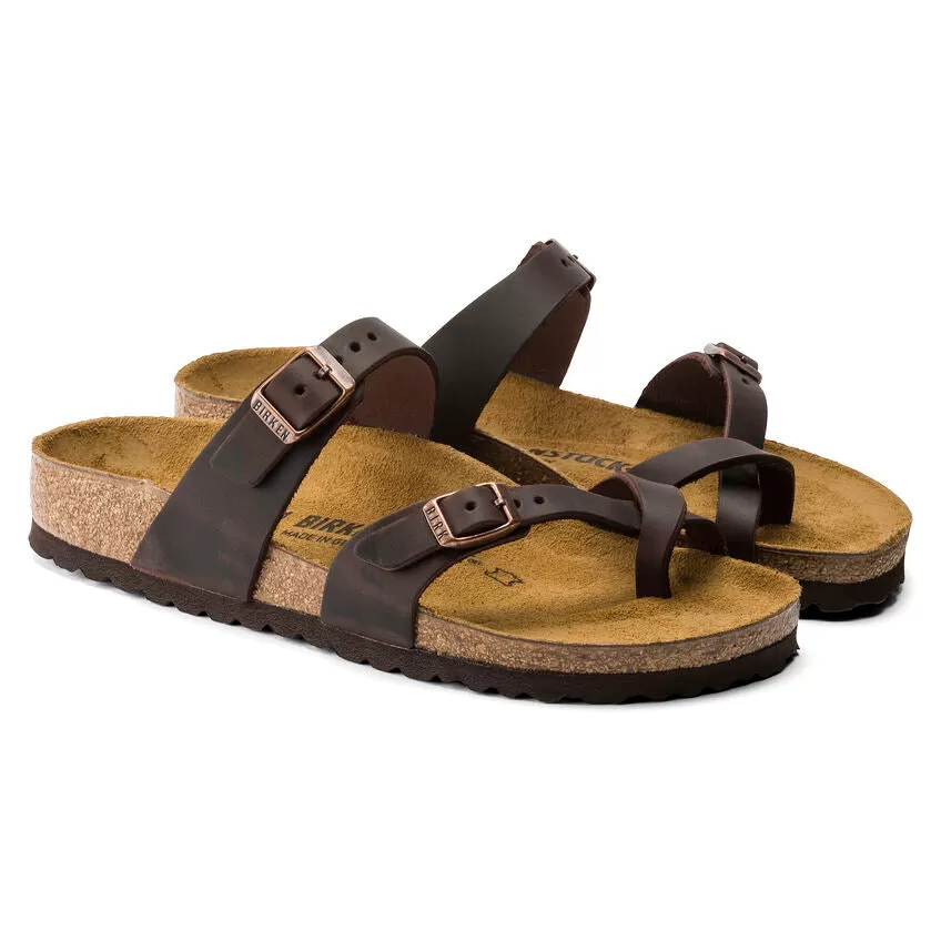 Birkenstock Women's Mayari Oiled Leather (Habana - Regular fit)