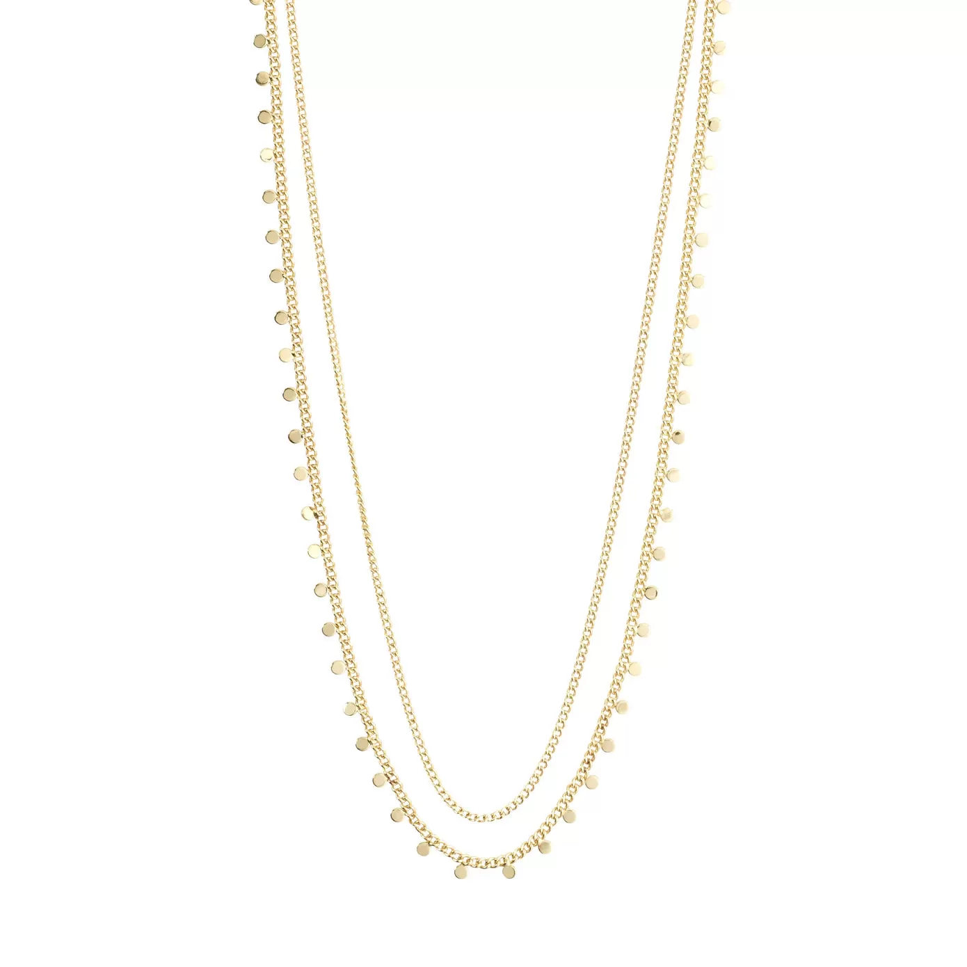 Bloom Gold Plated 2-in-1 Necklace Set