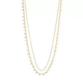 Bloom Gold Plated 2-in-1 Necklace Set