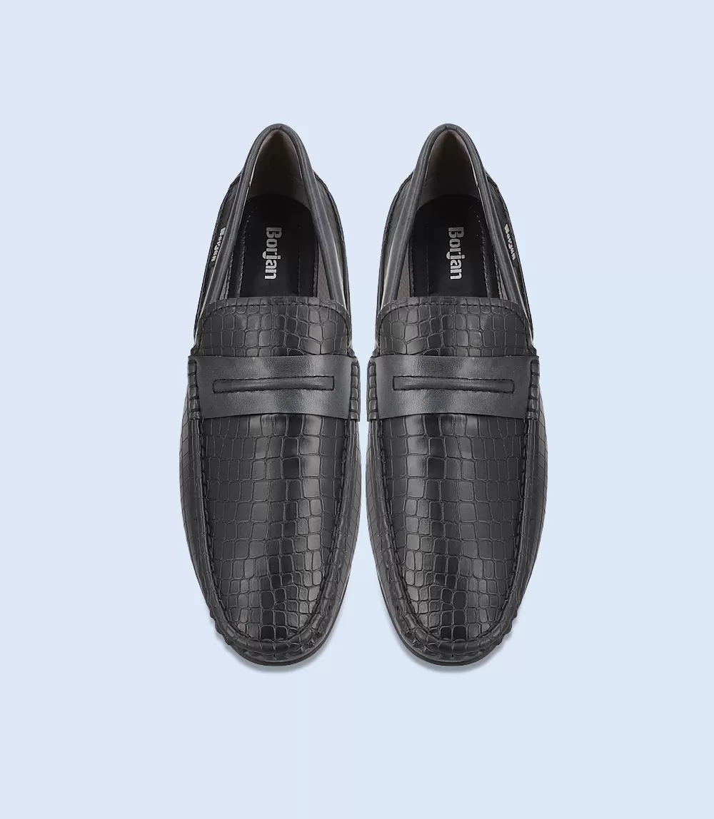 BM5248-BLACK-Men Loafers