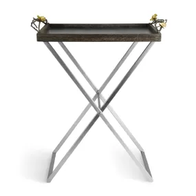 Butterfly Ginkgo Butler Tray Stand