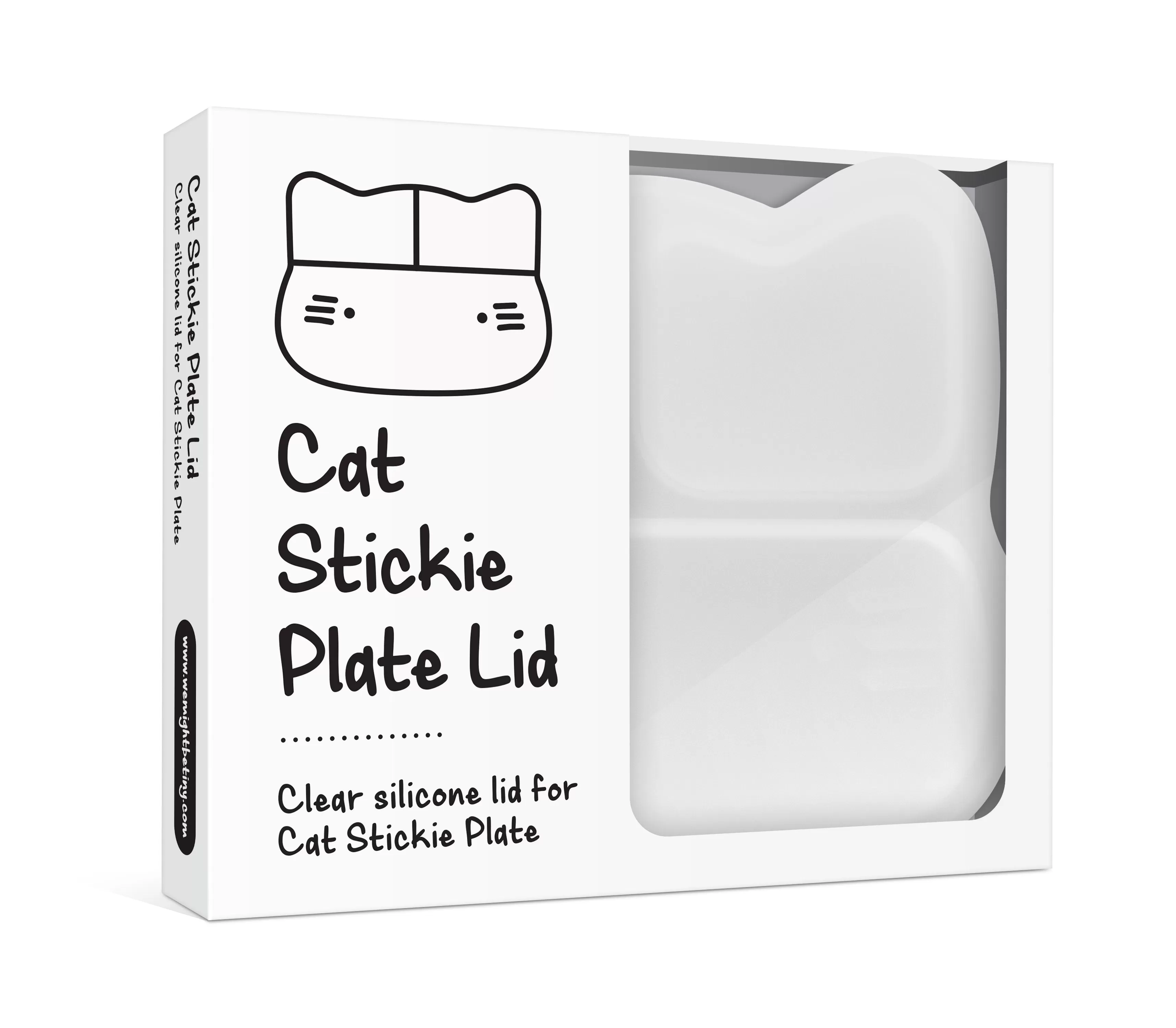 Cat Stickie Plate Lid