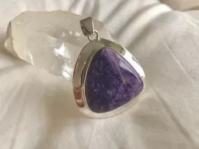 Charoite Medea Pendant - Freeform