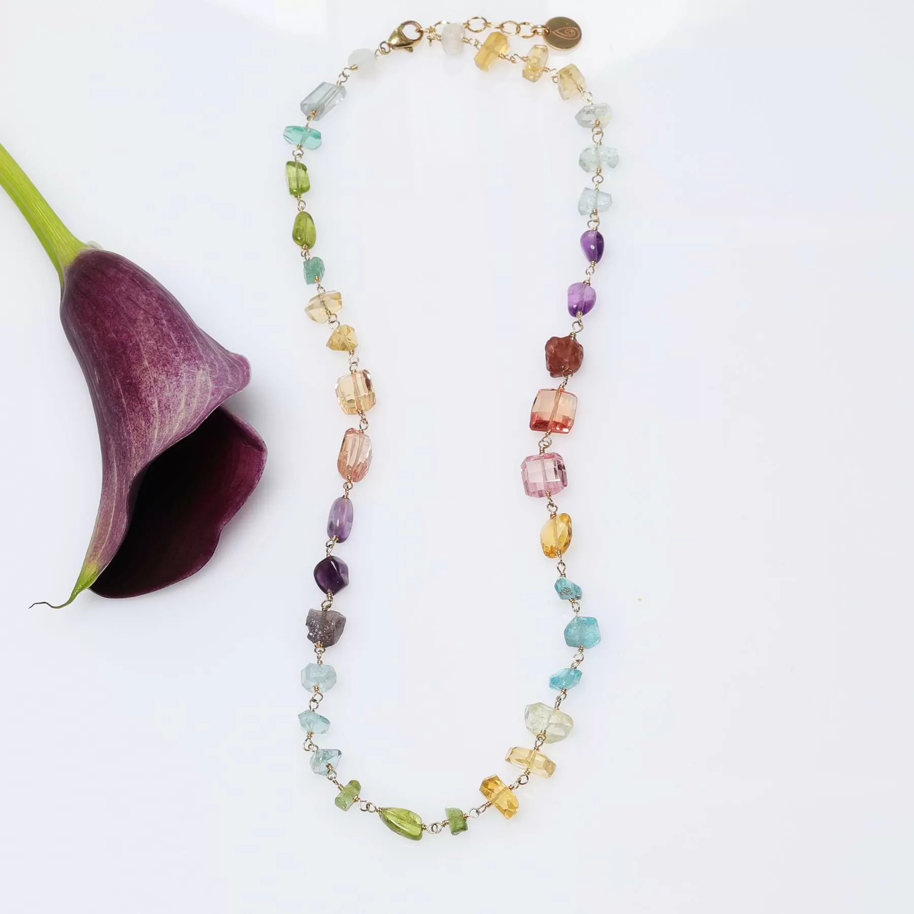 Color Me Brightly - Multi-Gemstone Necklace