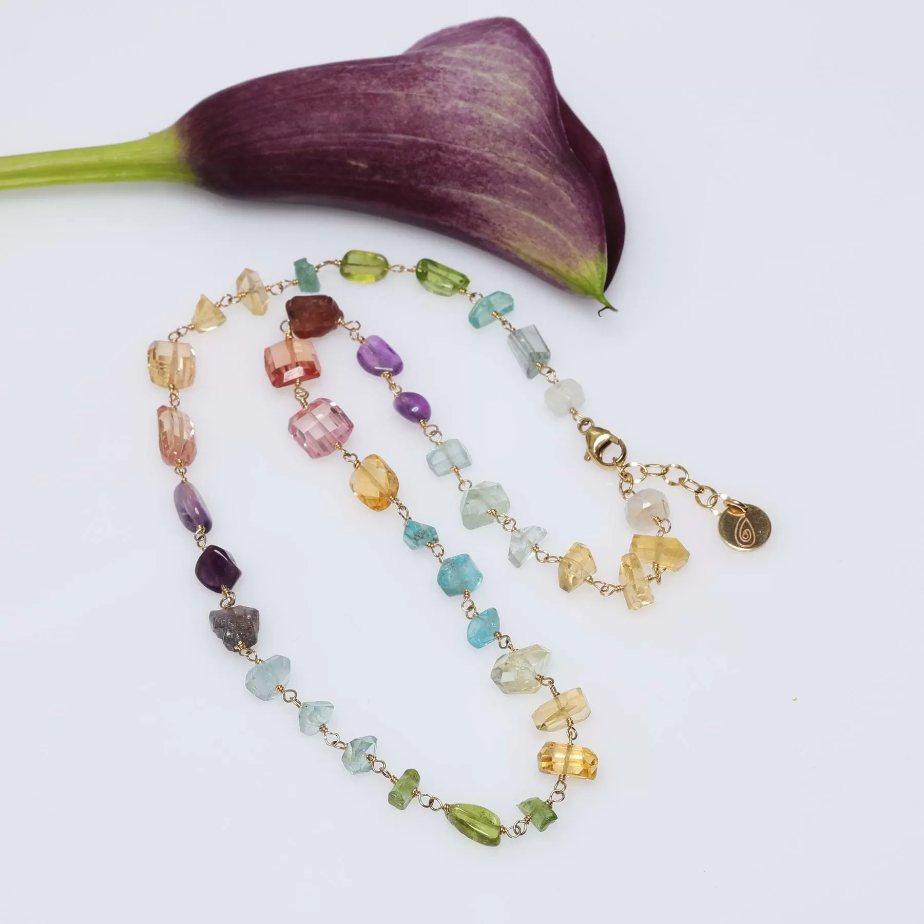 Color Me Brightly - Multi-Gemstone Necklace