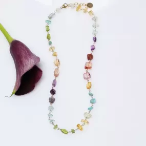 Color Me Brightly - Multi-Gemstone Necklace