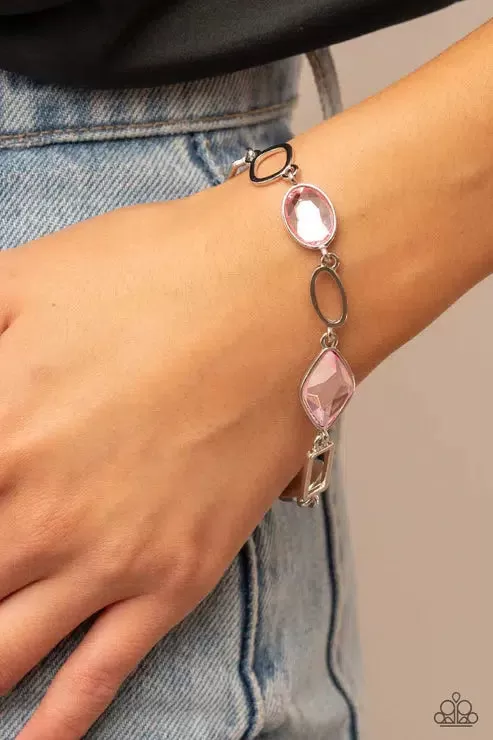 Dazzle For Days Pink Bracelet - Paparazzi Accessories