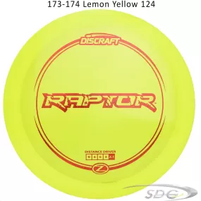 Discraft Z Line Raptor Paige Pierce signature Series Disc Golf Distance Driver