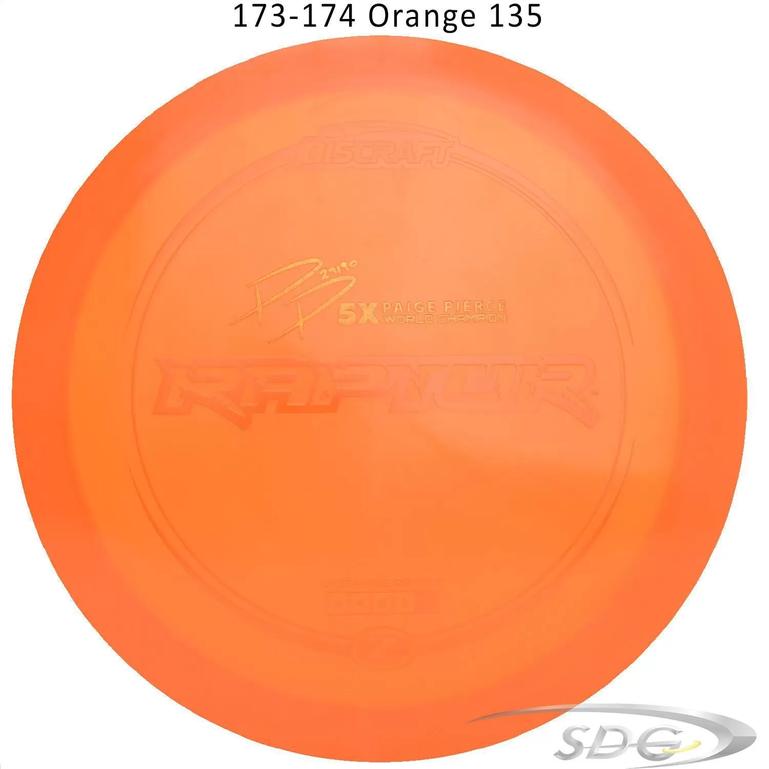 Discraft Z Line Raptor Paige Pierce signature Series Disc Golf Distance Driver