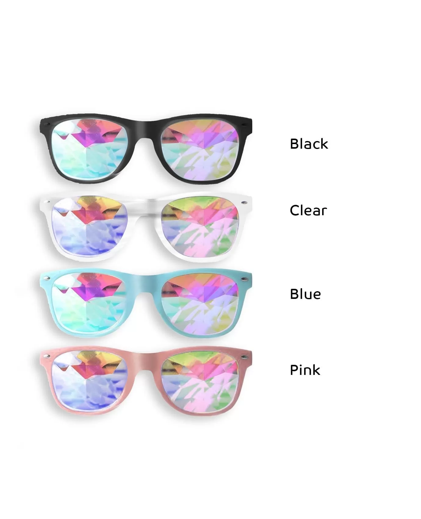 Festival Kaleidoscope Rainbow Wayfarer Sunglasses