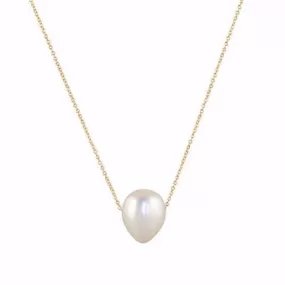 Gillian Conroy 14k Yellow Gold & White Baroque Pearl Necklace - 18