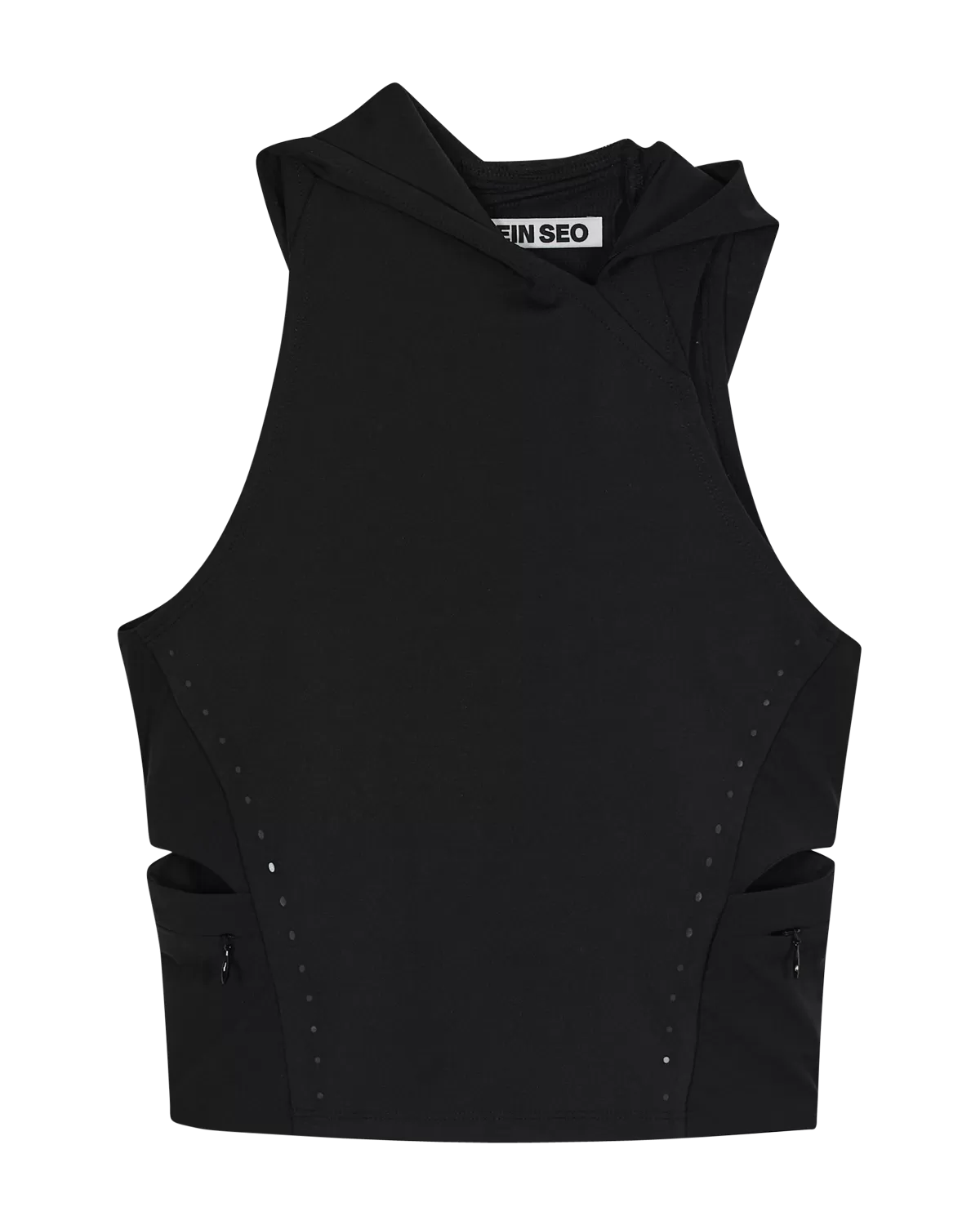 HYEIN SEO - Hooded Sleeveless in BLACK