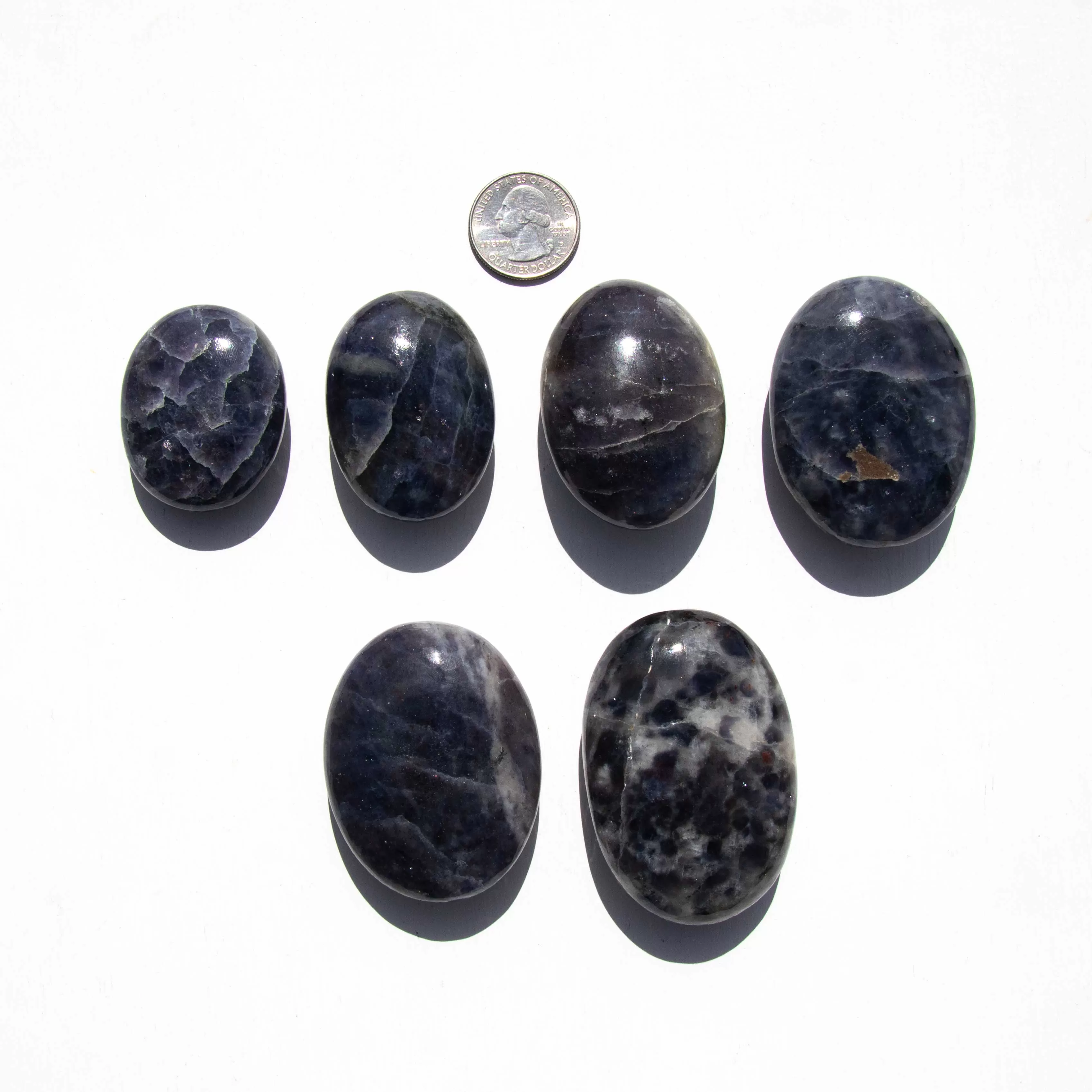 Iolite with Sunstone - Light - Palms