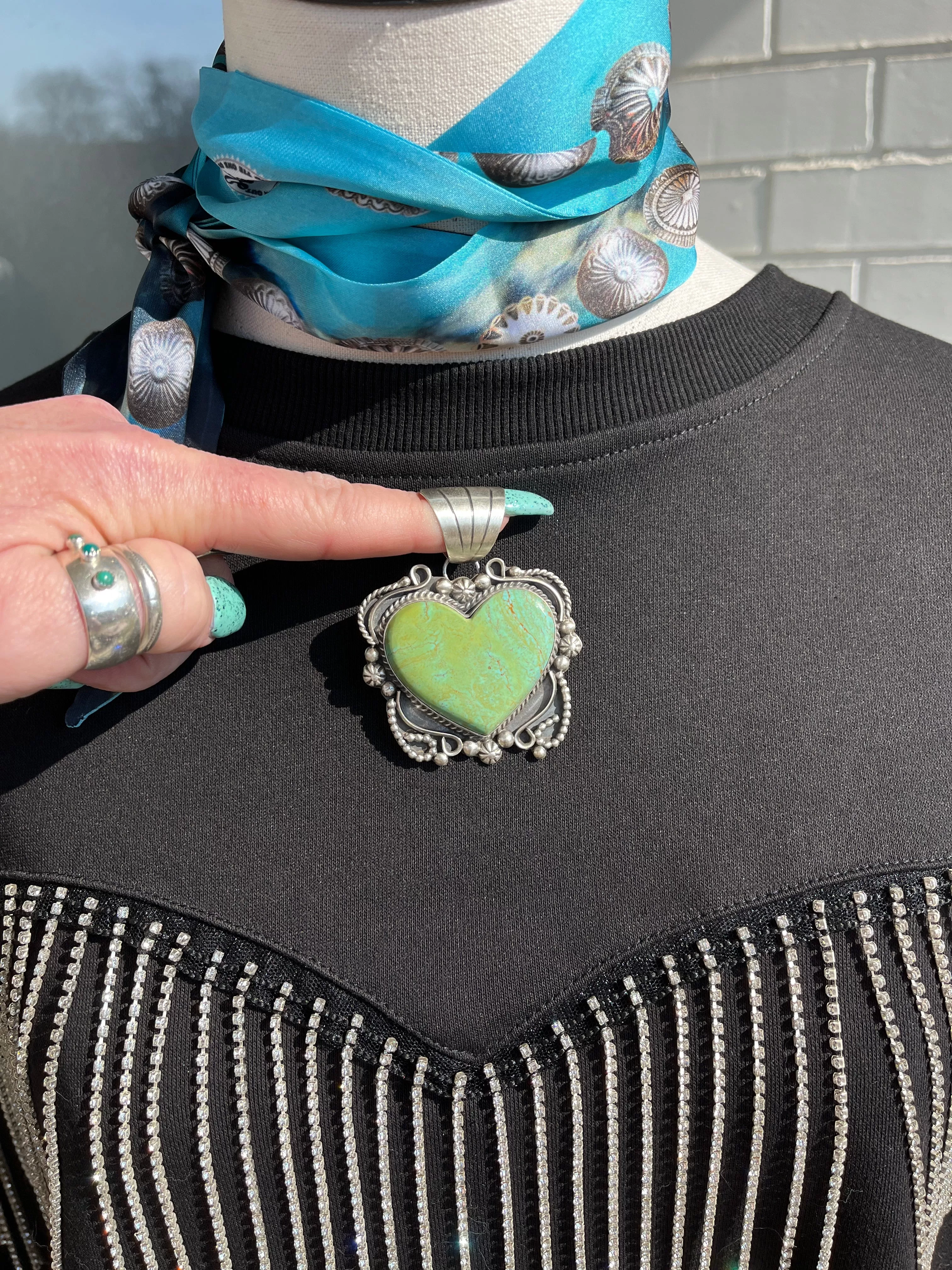 Kingman Heart Pendant #2