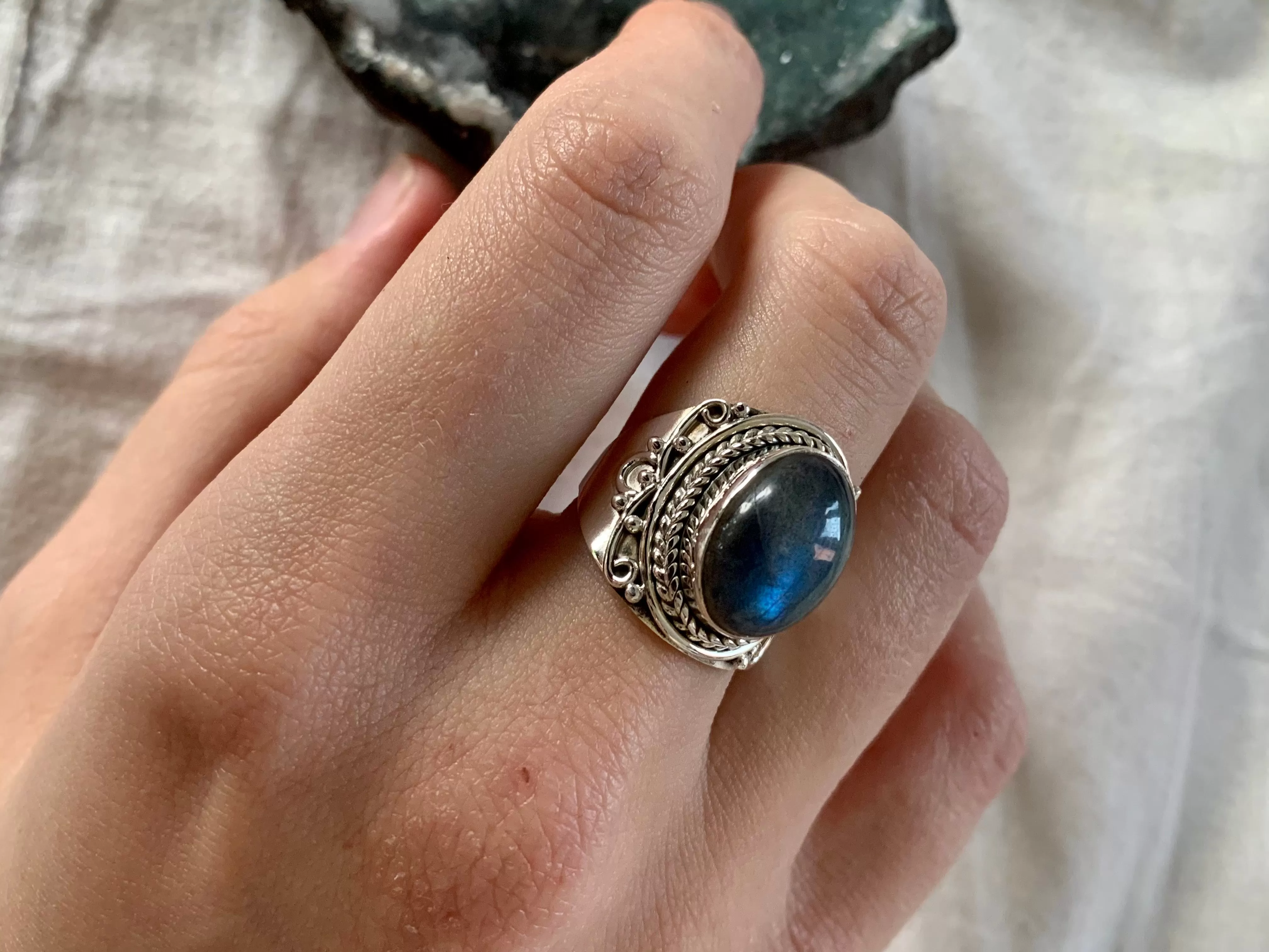 Labradorite Freya Ring