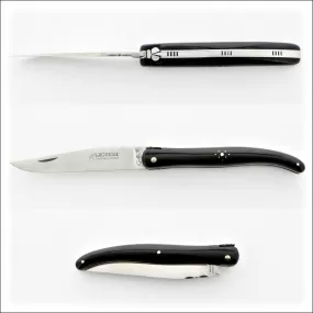 Laguiole Full Handle 12 cm Old school Black Horn Tip