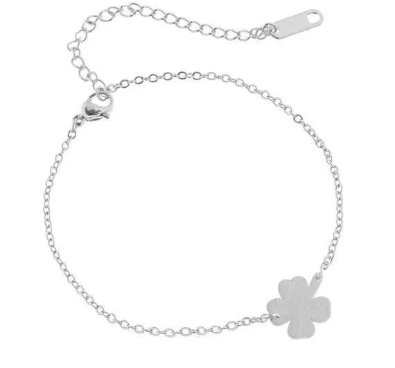 Lucky Clover Charm Bracelet