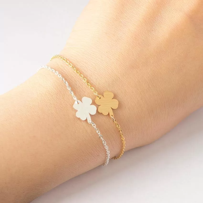 Lucky Clover Charm Bracelet