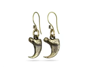 Lynx Claw Earrings - Bronze