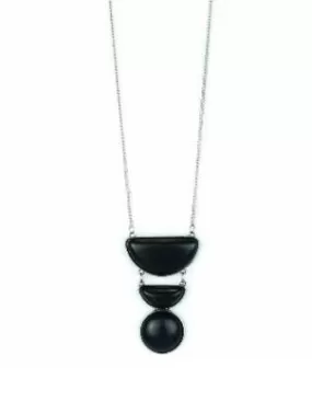 Paparazzi Accessories - Desert Mason #L700 - Black Necklace