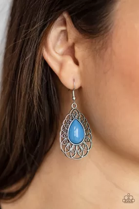 Paparazzi Earring ~ Dream STAYCATION - Blue