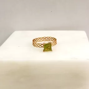 Peridot Tiffany Ring