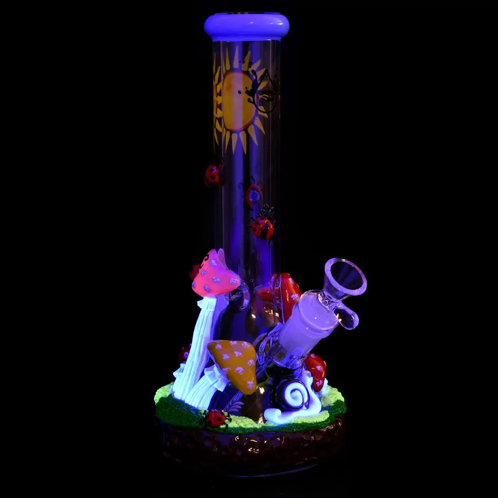 Pulsar Ladybug Shroom Beaker Water Pipe