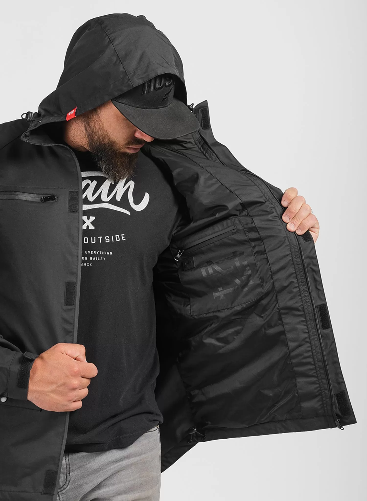 RAIN JACKET - BLACK