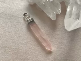 Rose Quartz Damar Pendant