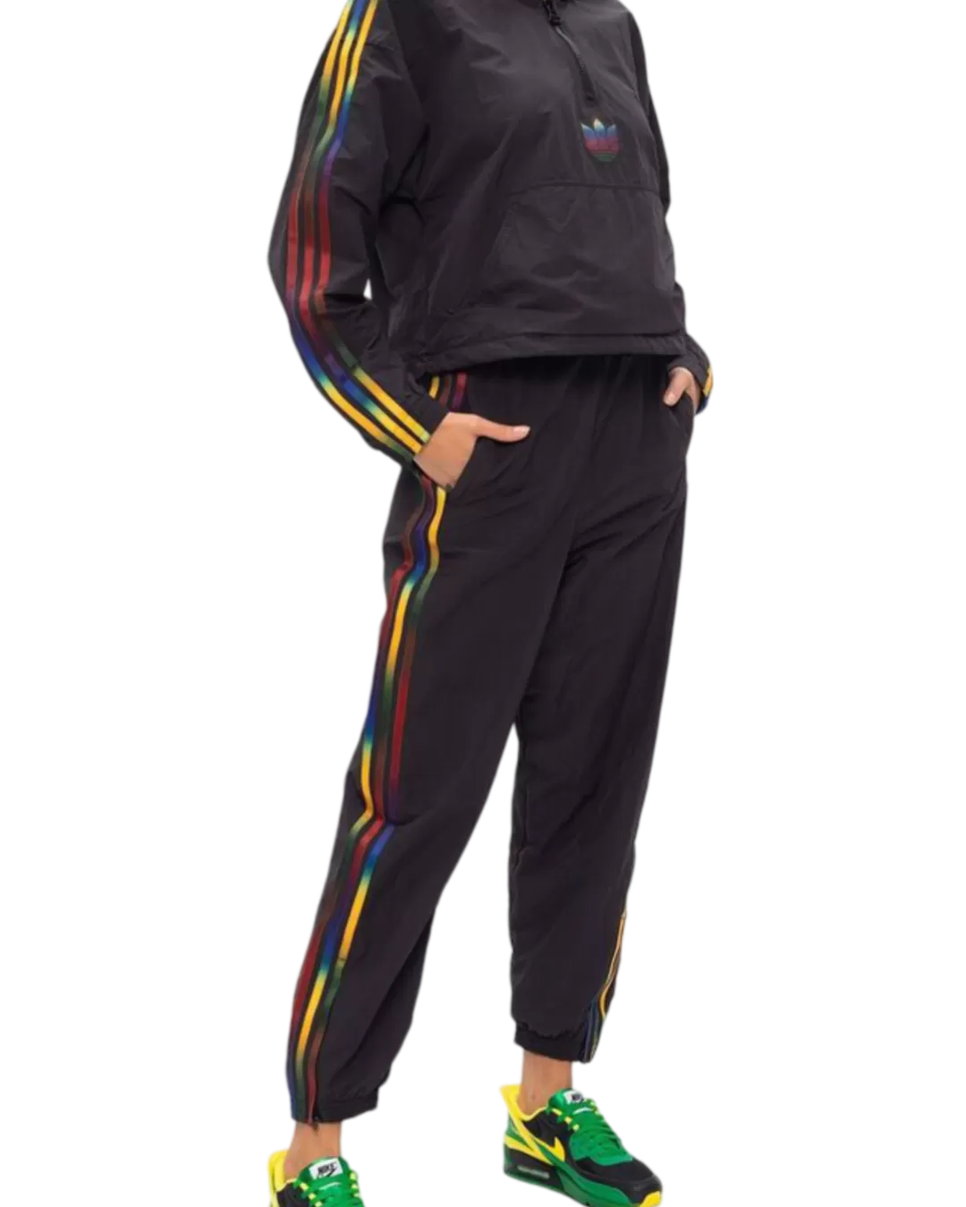 Size 12 - Adidas Originals Adicolor Rainbow Track Pants