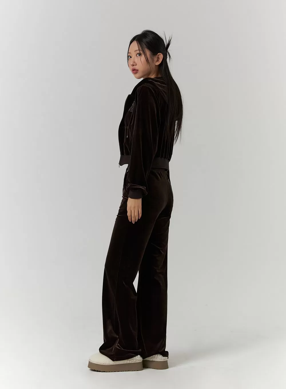 Slim Fit Velvet Pants CD314