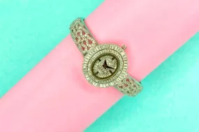 Stylish Silver Plated Cz Watch By Asp Fashion Jewellery