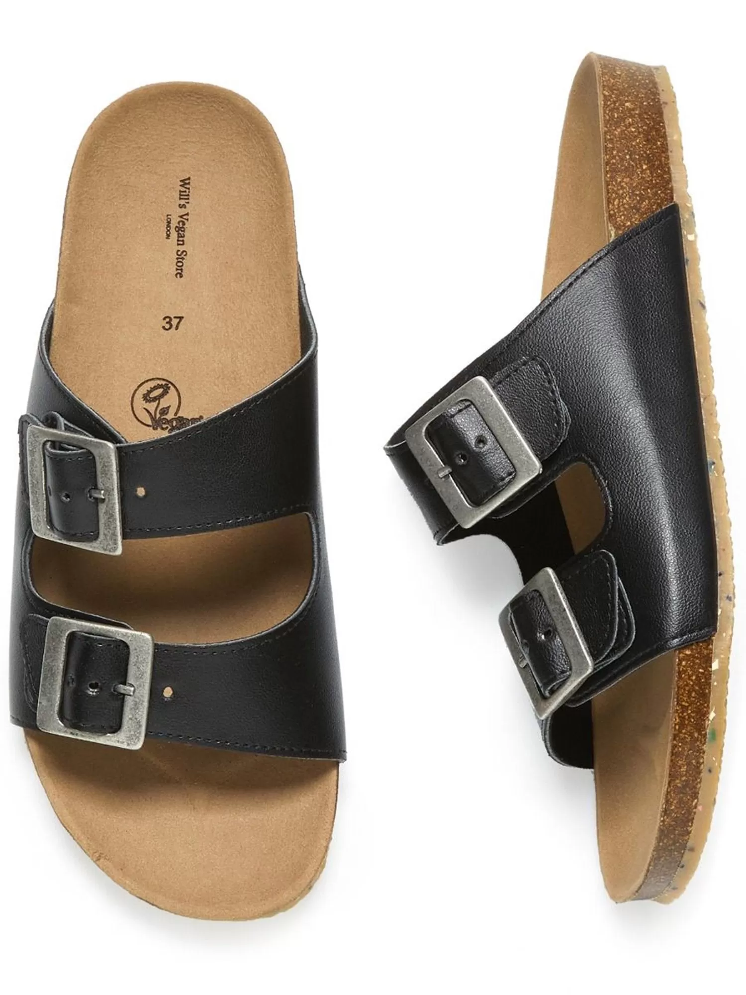 Two Strap Footbed Sandals