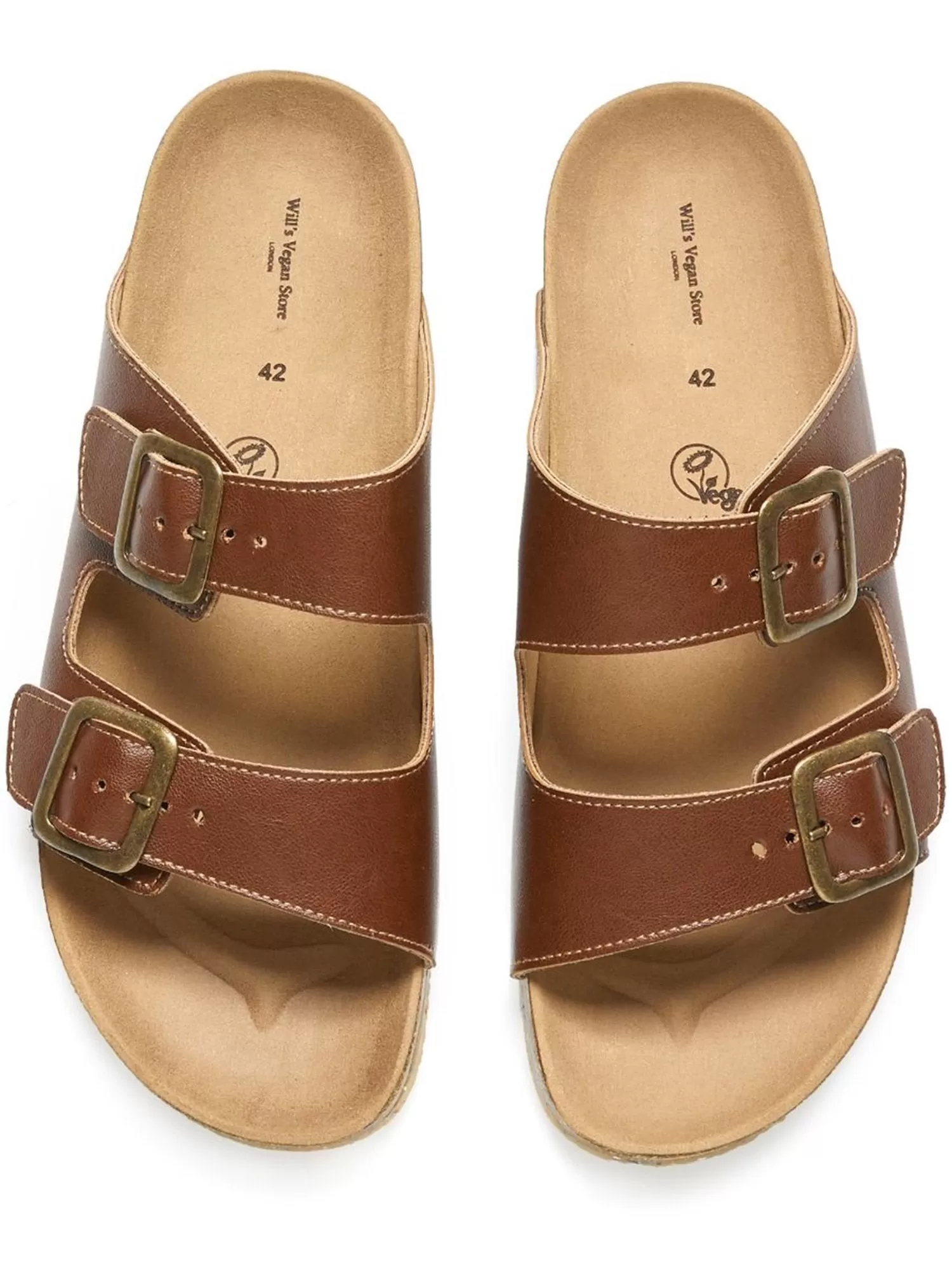 Two Strap Footbed Sandals