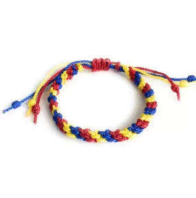 Venezuela - Colombia Adjustable Macrame Bracelet