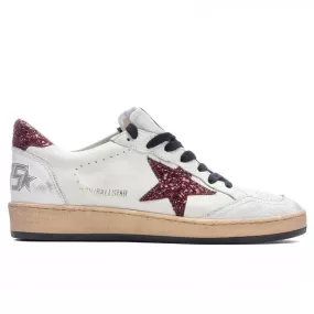 Women's Ball Star - White/Bordeaux