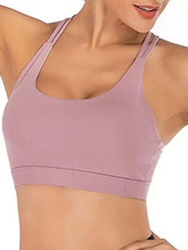 ZASUWA Female Cross Beautify Back Hollow Out Sports Bras